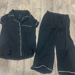 Black Women's Pajama Set